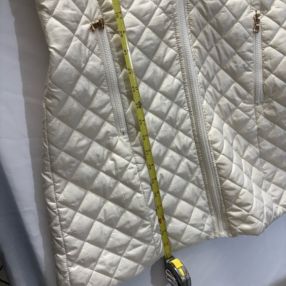 Ci Sono Women's Ivory Puffer Coat - Picture 5 of 7